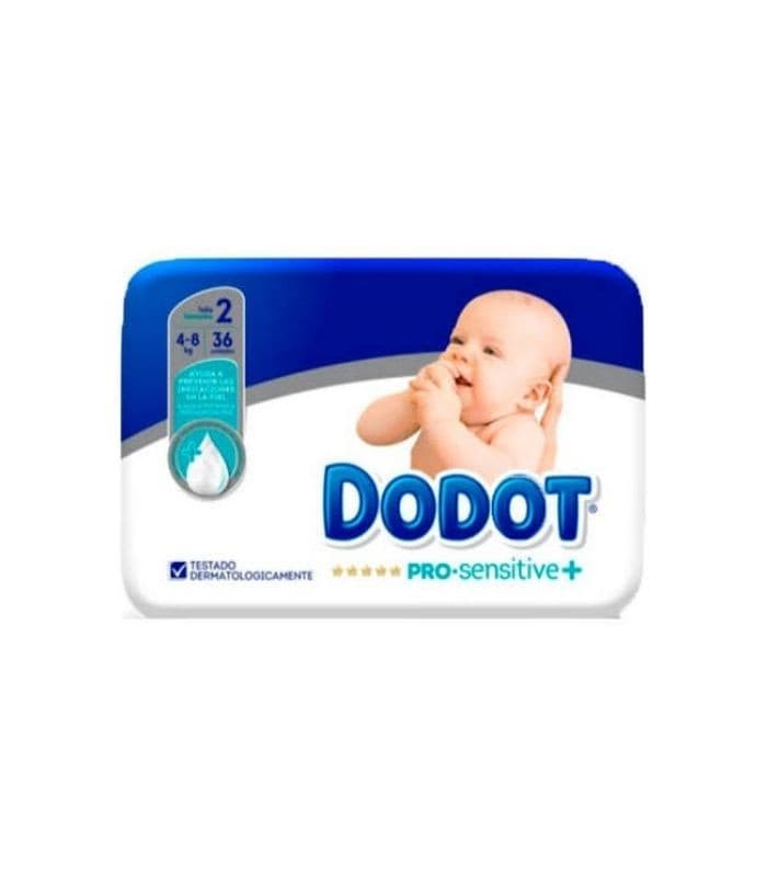 Pañal Infantil Dodot Pro Sensitive T- 2 4-8 KG 36 U