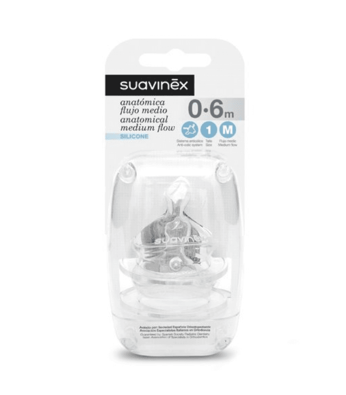 Tetina Silicona Anatomica Suavinex Talla 1 M 2 Unidades
