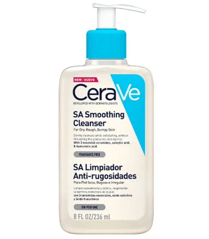 Cerave Smooth Gel Limpiador Anti-rugosidades 1 Envase 236 ML