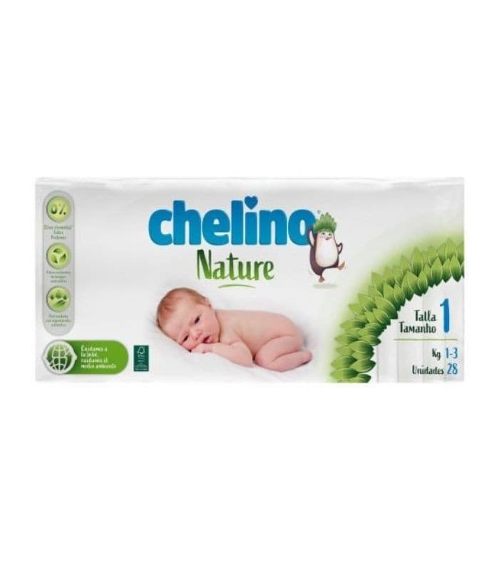 Pañal Infantil Chelino Nature Talla 1 28 Unidades