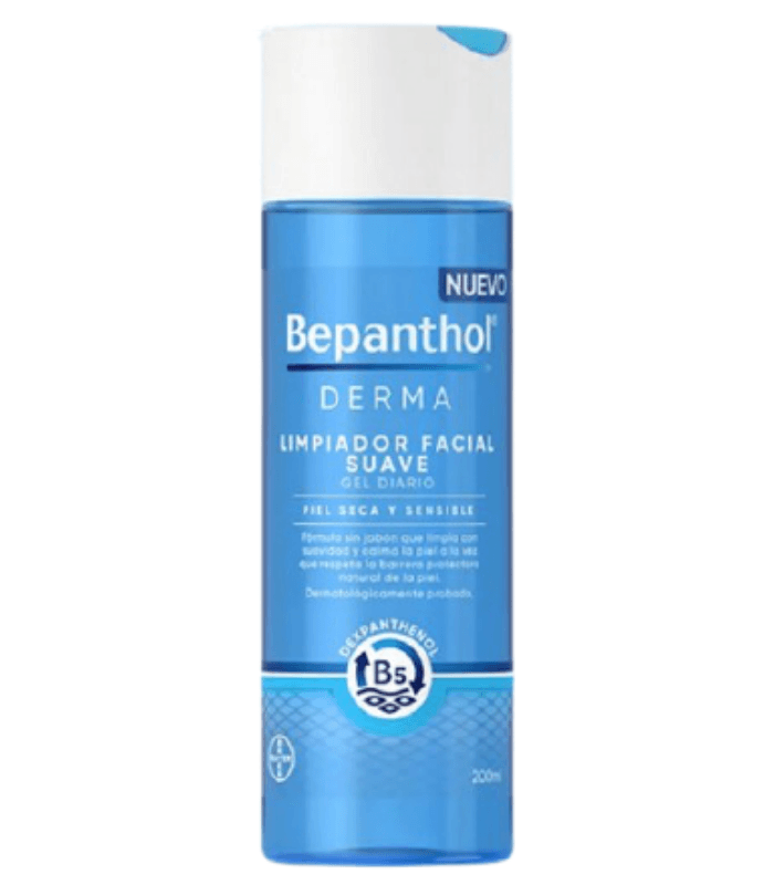 Bepanthol Derma Limpiador Facial Suave Gel Diario 1 Envase 200 ML