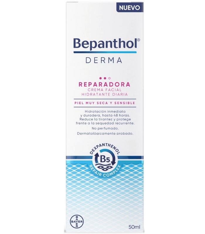 Bepanthol Derma Reparadora Crema Facial Hidratante Diaria 1 Envase 50 ML