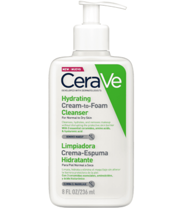 Cerave Limpiadora Crema Espuma Hidratante 1 Envase 236 ML