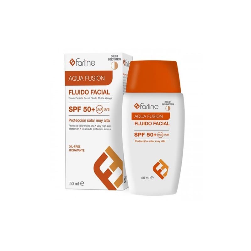 Farline Fluido Facial Aqua Fusion SPF 50+ 1 Envase 50 ML