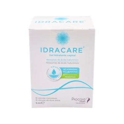Idracare Gel Hidratante Vaginal 16 Canulas Monodosis 5 ML