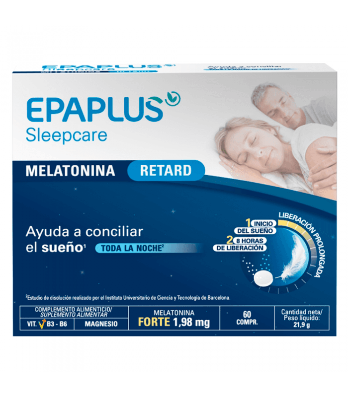 Epaplus Sleepcare Melatonina Retard 60 Comprimidos