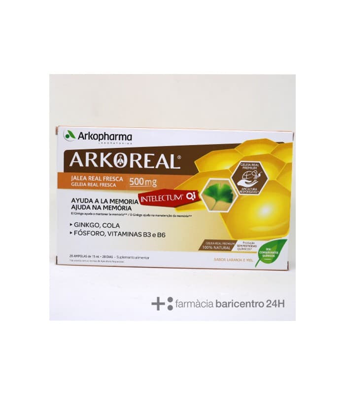 Arkoreal Jalea Real Inmunidad sin Azucares 20 Ampollas 15 ML