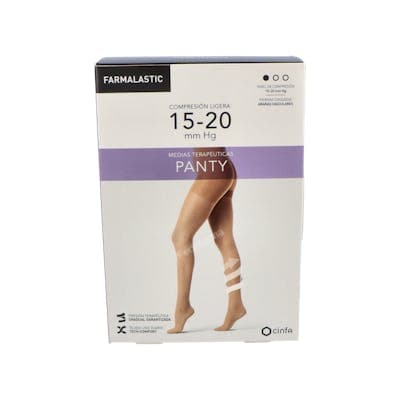 Panty Compresion Ligera Farmalastic 1 Unidad Talla M Color Camel
