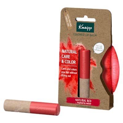Kneipp Balsamo Labial con Color Natural 1 Envase 3,5 G Color Red