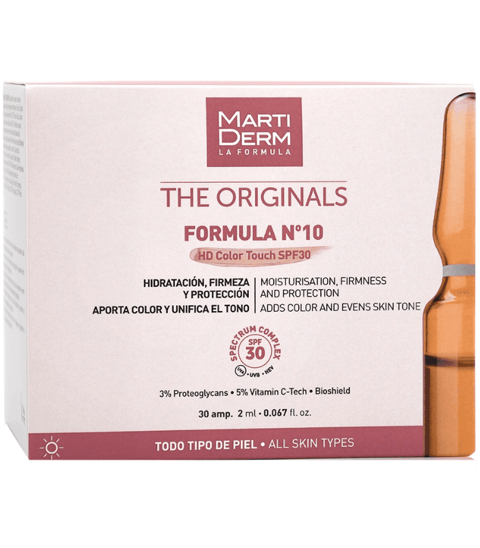Martiderm Formula Nº 10 Hd Color Touch SPF 30 30 Ampollas 2 ML