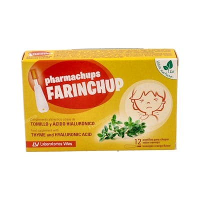 Pharmachups Farinchup 12 Pastillas Sabor Naranja