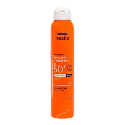 Acofarma Nesira SPF 50+ Spray Solar Transparente 1 Envase 200 ML