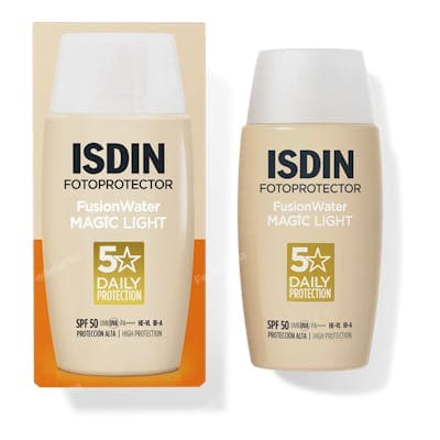 Fotoprotector Isdin SPF 50 Fusion Water Color 1 Envase 50 ML Light