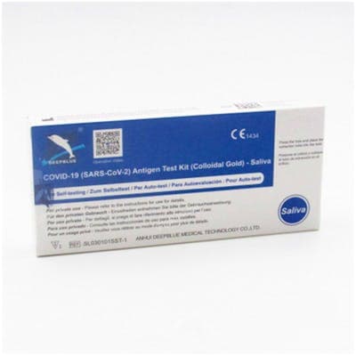 Test Matestfluido Oral Antigenos Autodiagnostico Sars-cov-2 Deepblue (aleu Medical) 1 Unidad