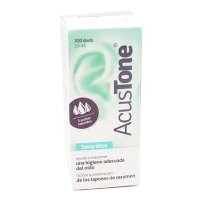 Acustone Spray Otico 1 Envase 15 ML 300 Dosis