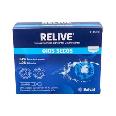 Relive Ojos Secos 20 Monodosis 0,5 ML