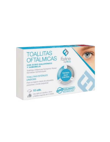 Farline Optica Toallitas Oftalmicas Ah Cold&hot 10 Unidades