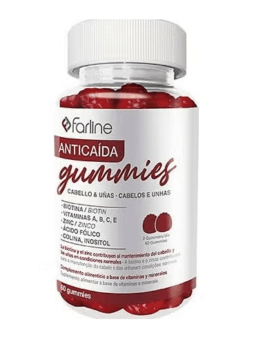 Farline Anticaida Gummies Cabello & Uñas 60 Gummies