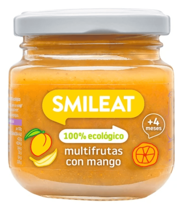 Smileat 1 Tarrito 130 G Sabor Multifruta con Mango