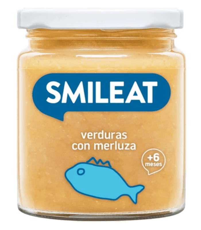 Smileat 1 Tarrito 230 G Sabor Verdura con Merluza