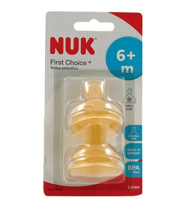 Tetina Nuk Fc 2m Latex 2 U
