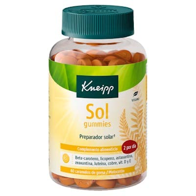Kneipp Sol Gummies 60 Caramelos de Goma Sabor Melocoton