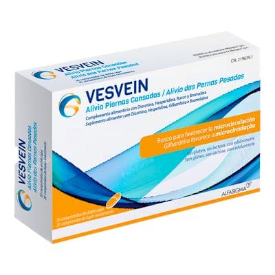 Vesvein Alivio Piernas Cansadas 30 Comprimidos Doble Capa