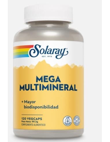 Solaray Mega Multi Mineral 120caps