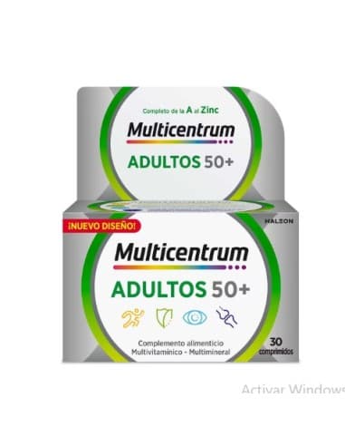 Multicentrum Select 50+ 30 Comprimidos