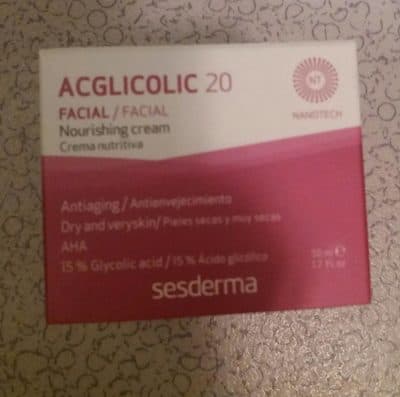 Acglicolic 20 Crema Nutritiva 1 Envase 50 ML