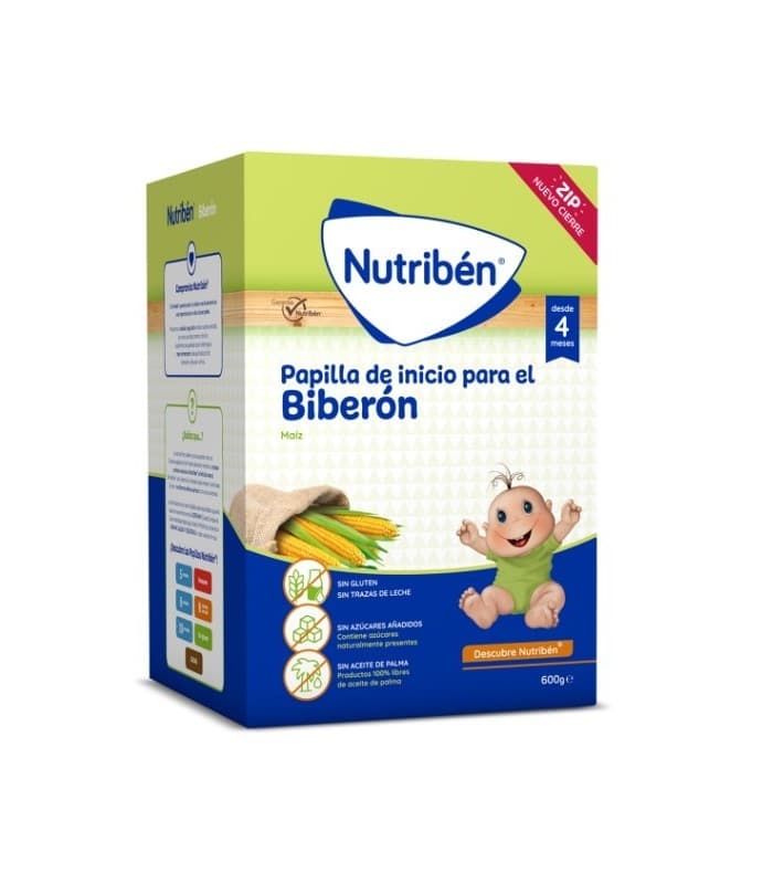 Nutriben Inicio Biberon Papilla sin Gluten 1 Envase 300 G