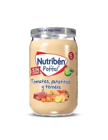 Nutriben Ternera con Verdura 1 Potito Grandote 250 G
