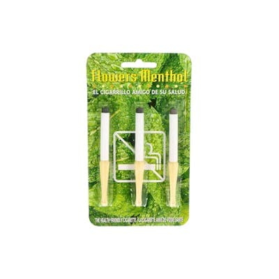Cigarro Mentol Flowers 2pz 3un
